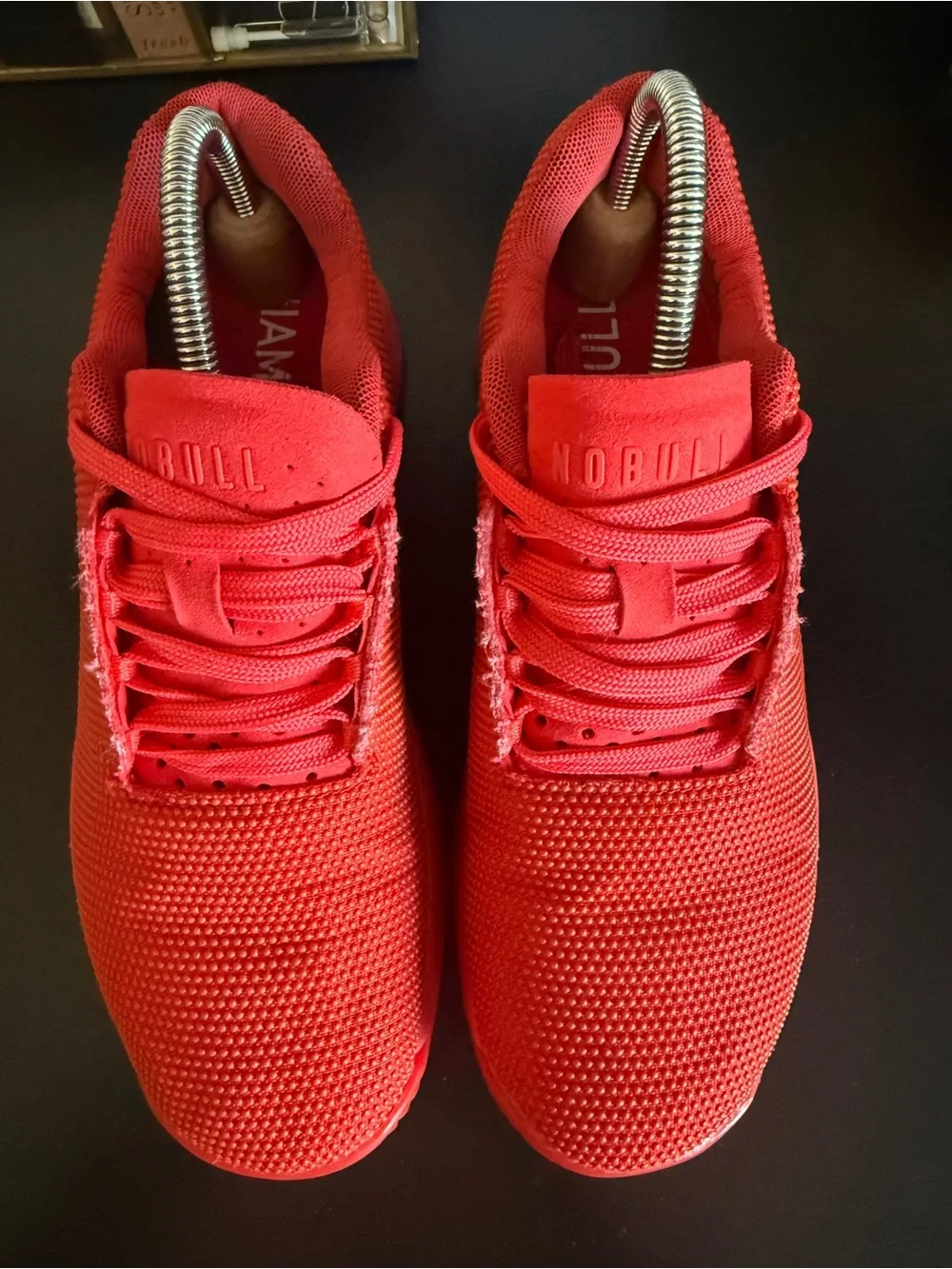 NOBULL Unisex Red Mesh Training Sneakers